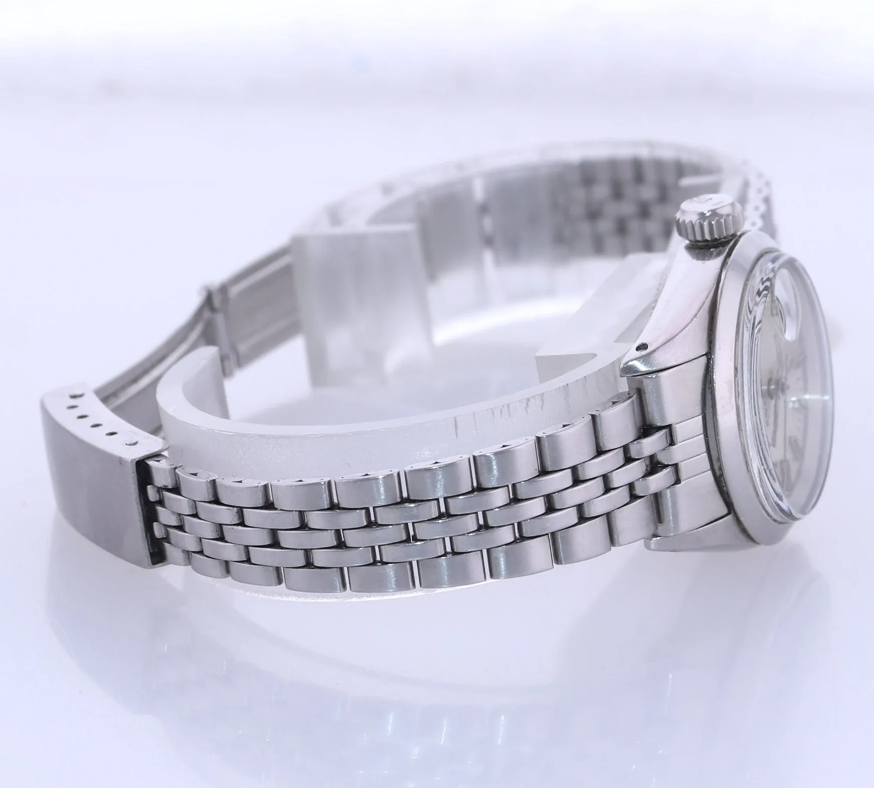 VTG Ladies Tudor Rolex Princess Just Date 9240/0 Jubilee Oyster Steel 25mm Watch