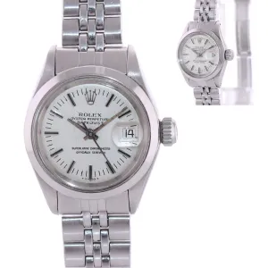 VTG Ladies Tudor Rolex Princess Just Date 9240/0 Jubilee Oyster Steel 25mm Watch