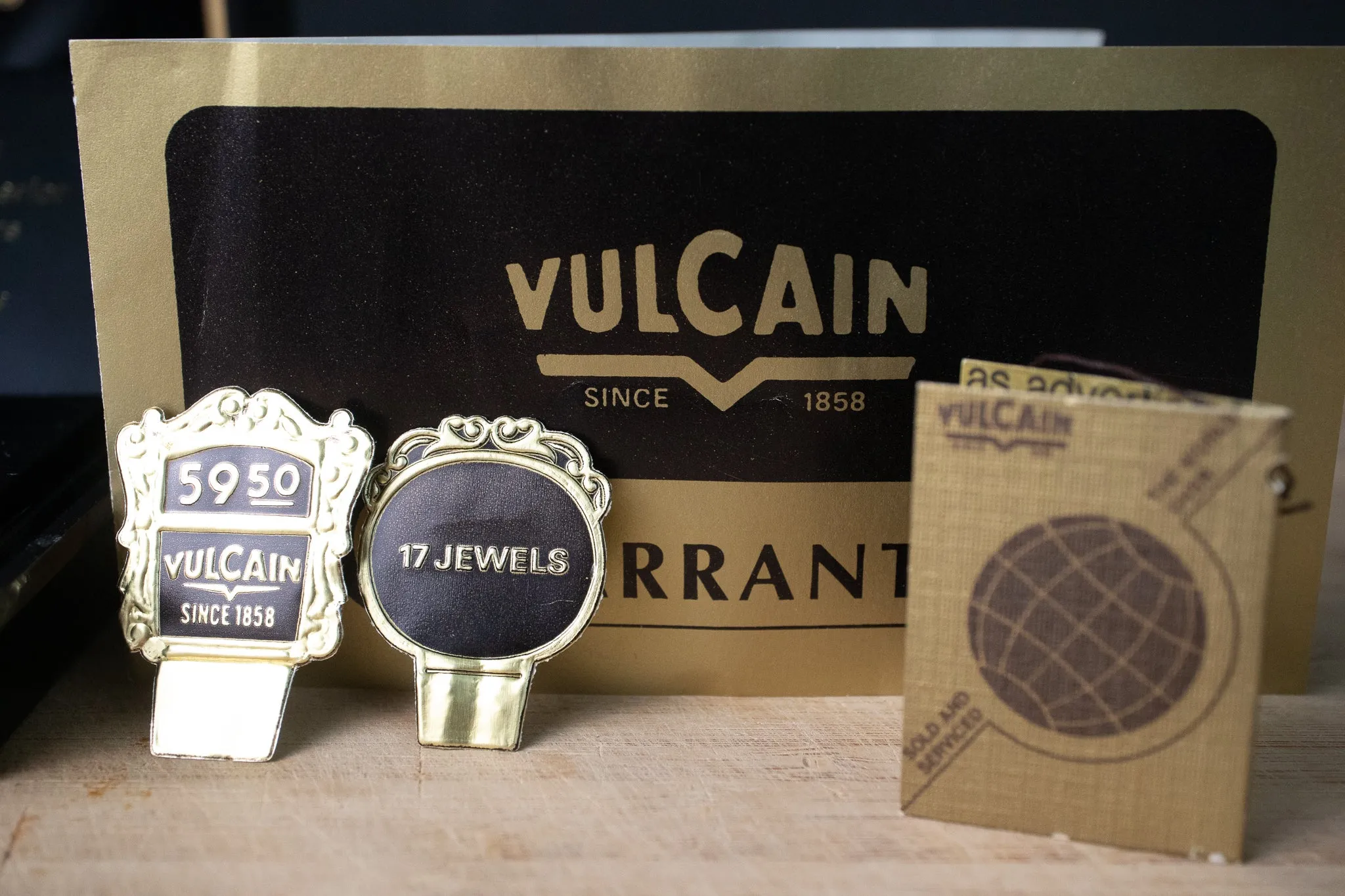 Vulcain Chronograph 1376 Box and Papers
