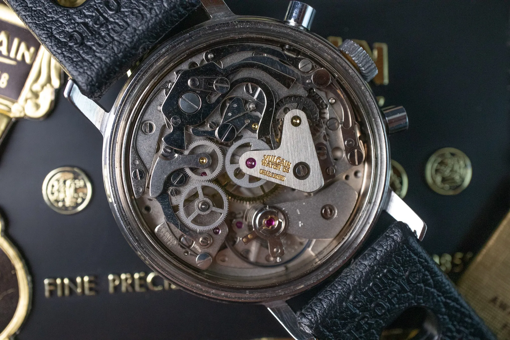 Vulcain Chronograph 1376 Box and Papers