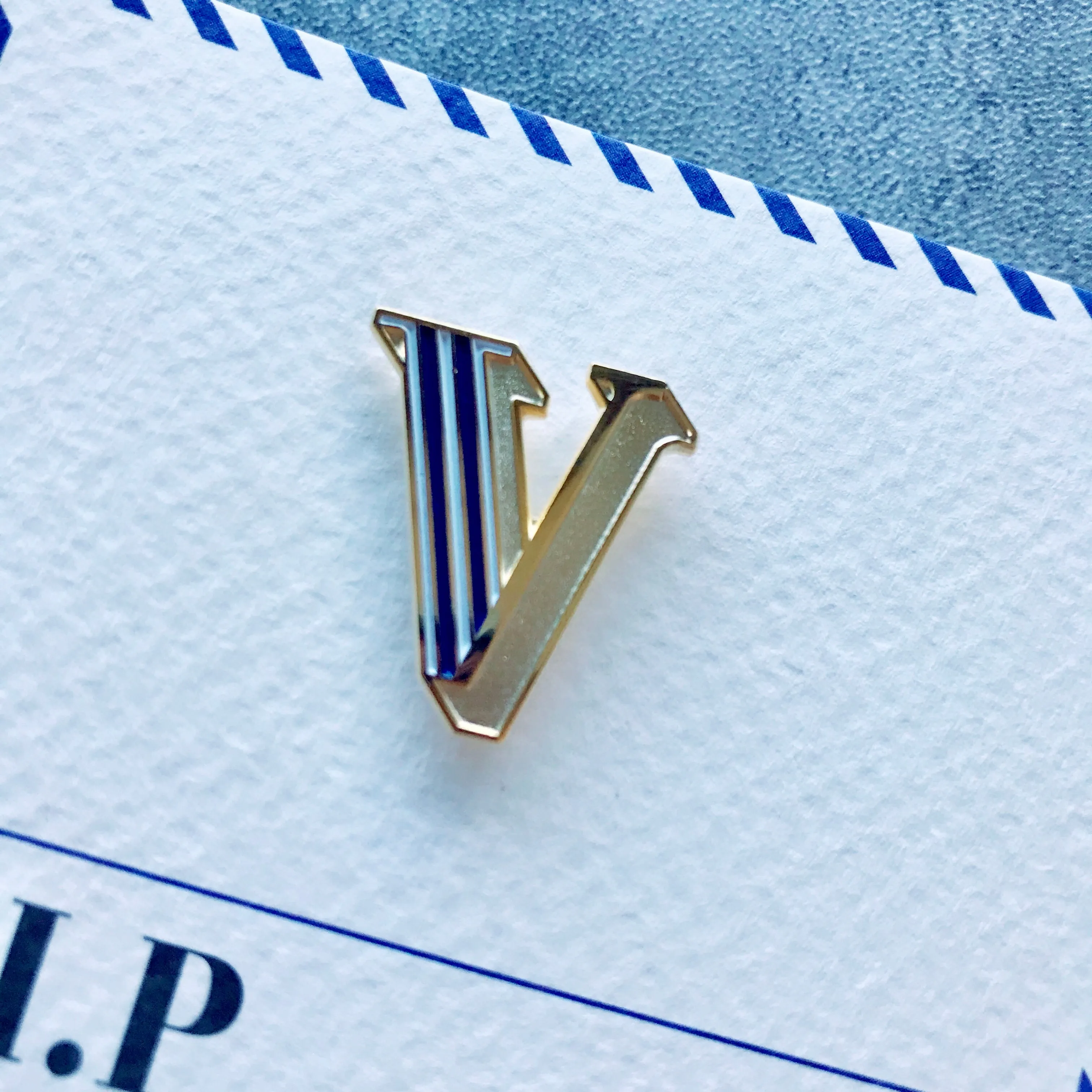 V/V.I.P. Pin Badge and Card