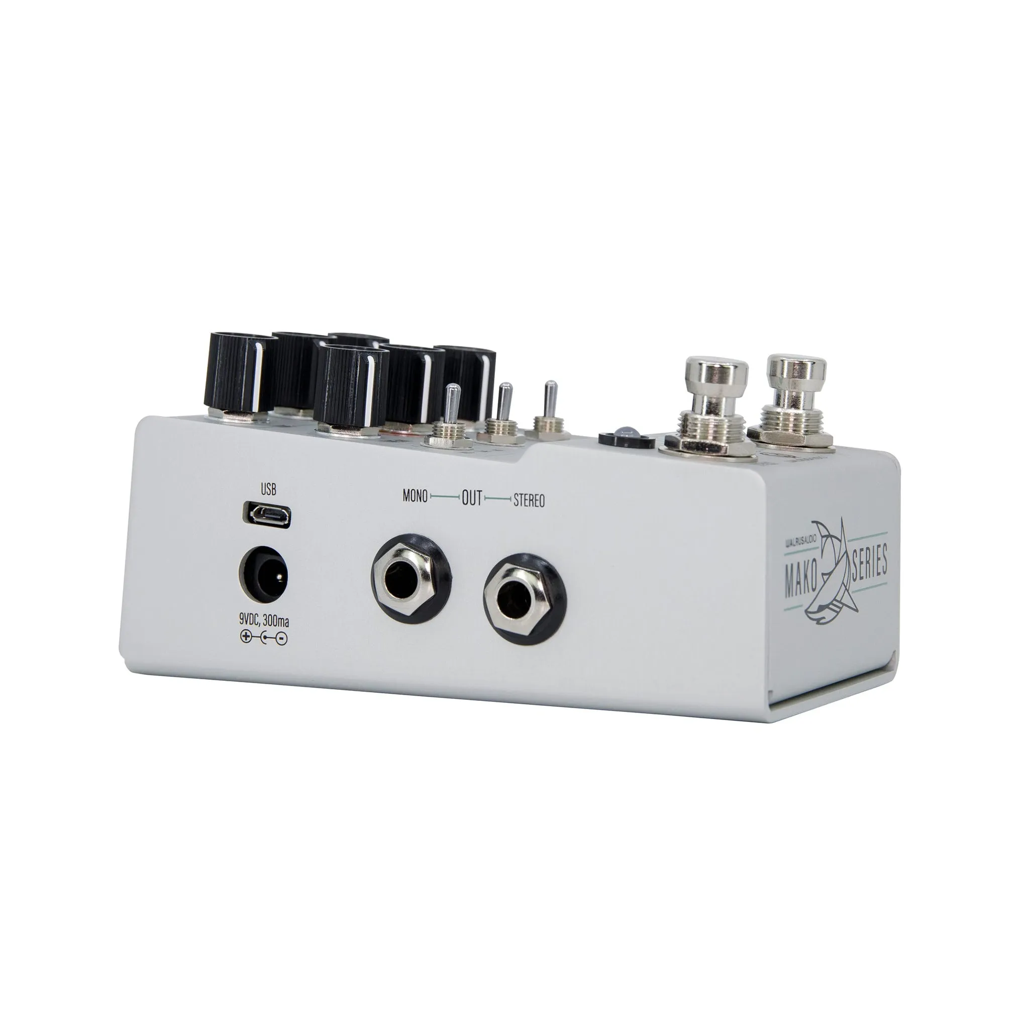Walrus Audio MAKO Series D1 High-Fidelity Delay V2 Guitar Effects Pedal