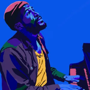 What's Goin On - Marvin Gaye portrait art - Limited Edition Giclee Art Print - Vakseen Art