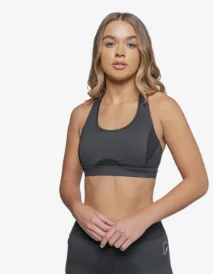Wherever You Wander Sports Bra - Black