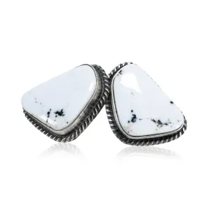 White Buffalo Turqouise Earrings