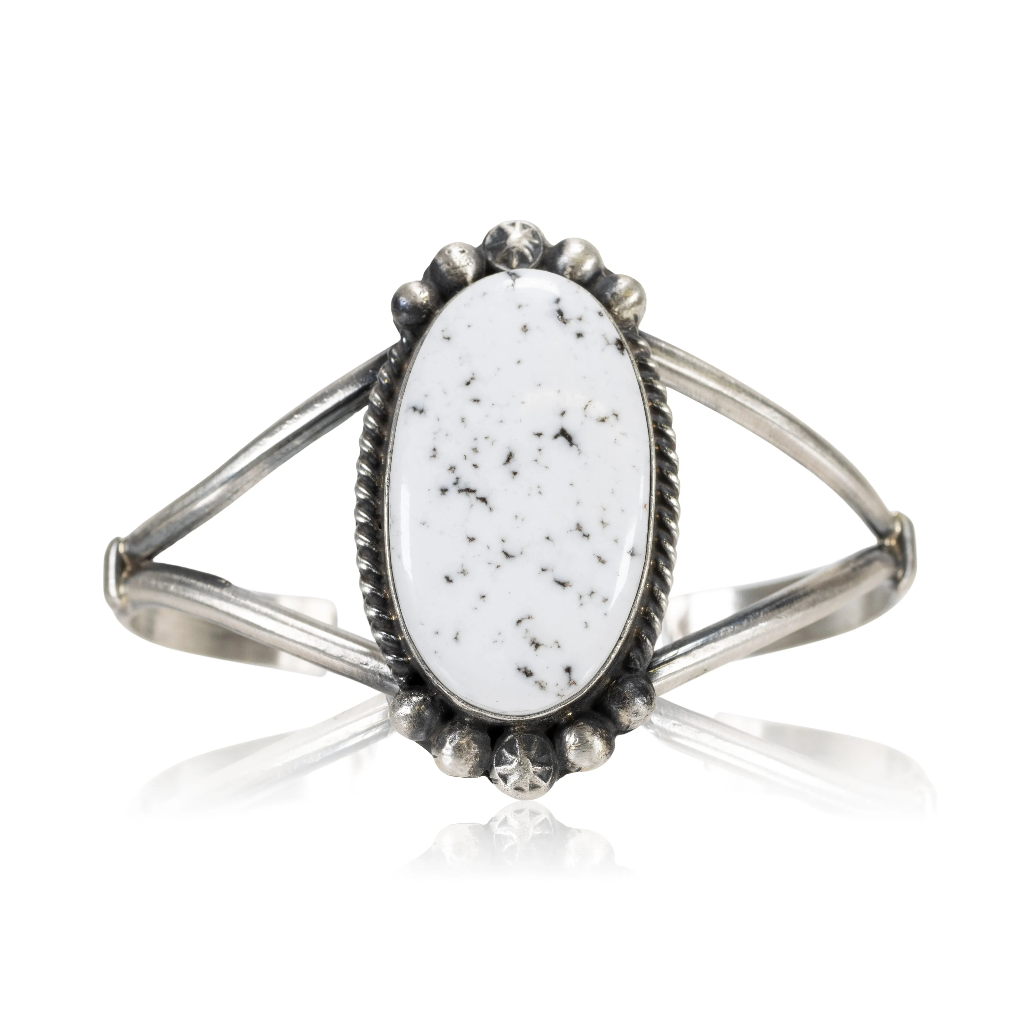 White Buffalo Turquoise Bracelet