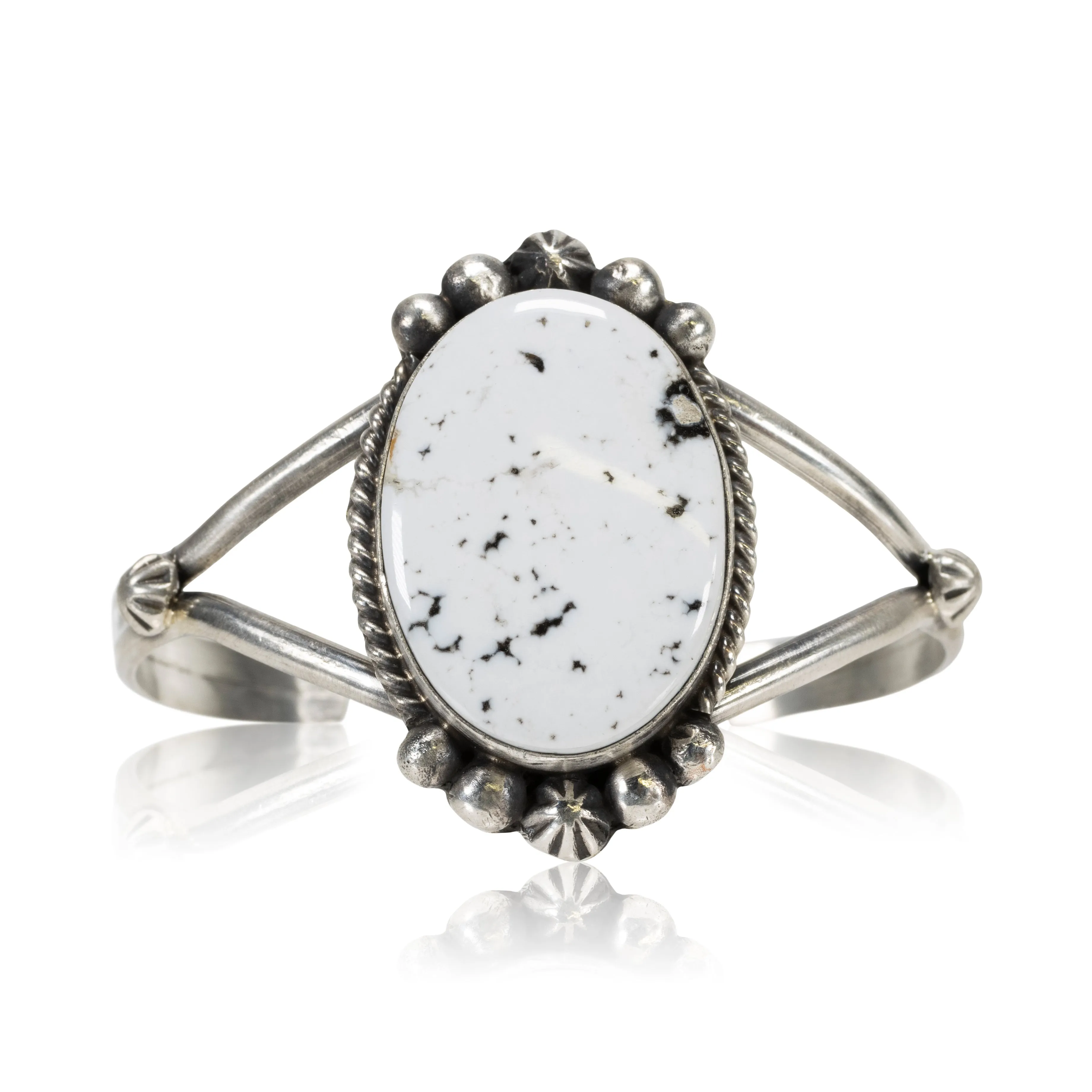 White Buffalo Turquoise Bracelet