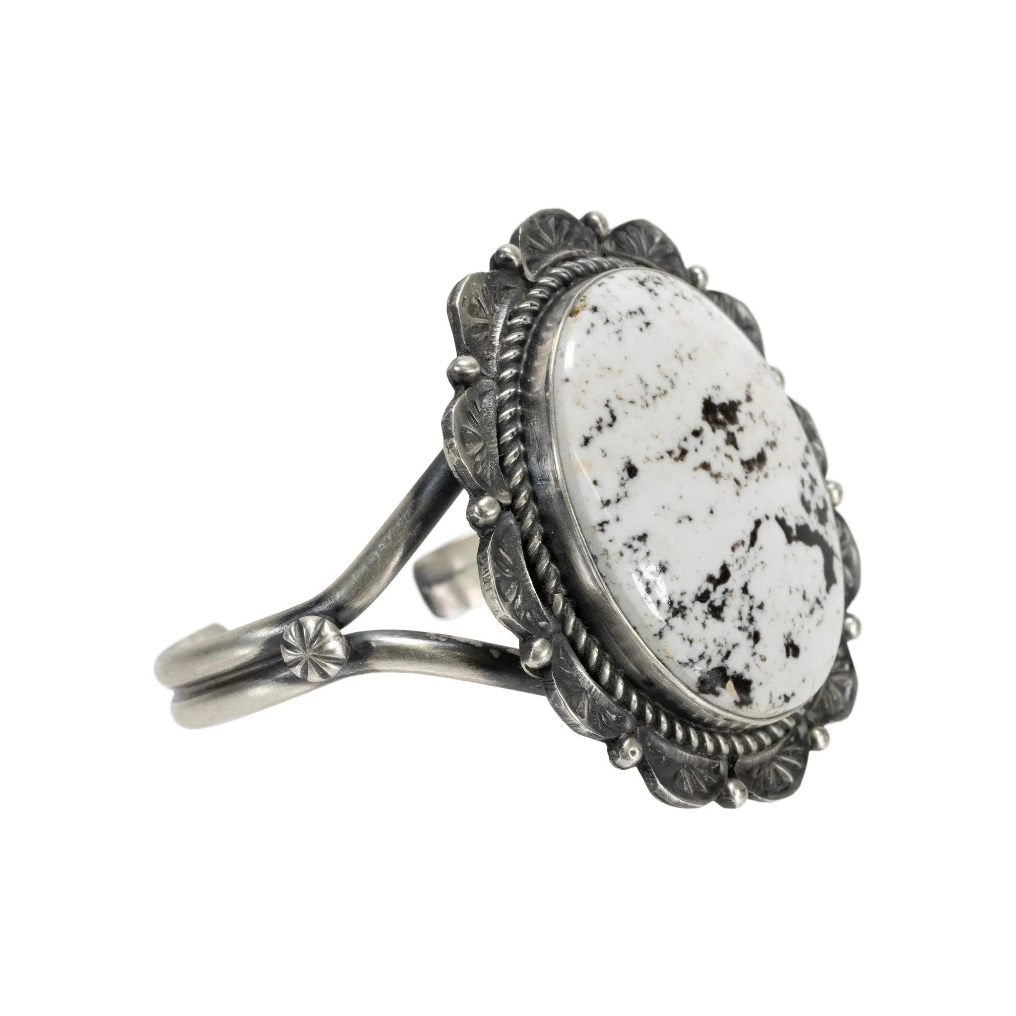 White Buffalo Turquoise Bracelet