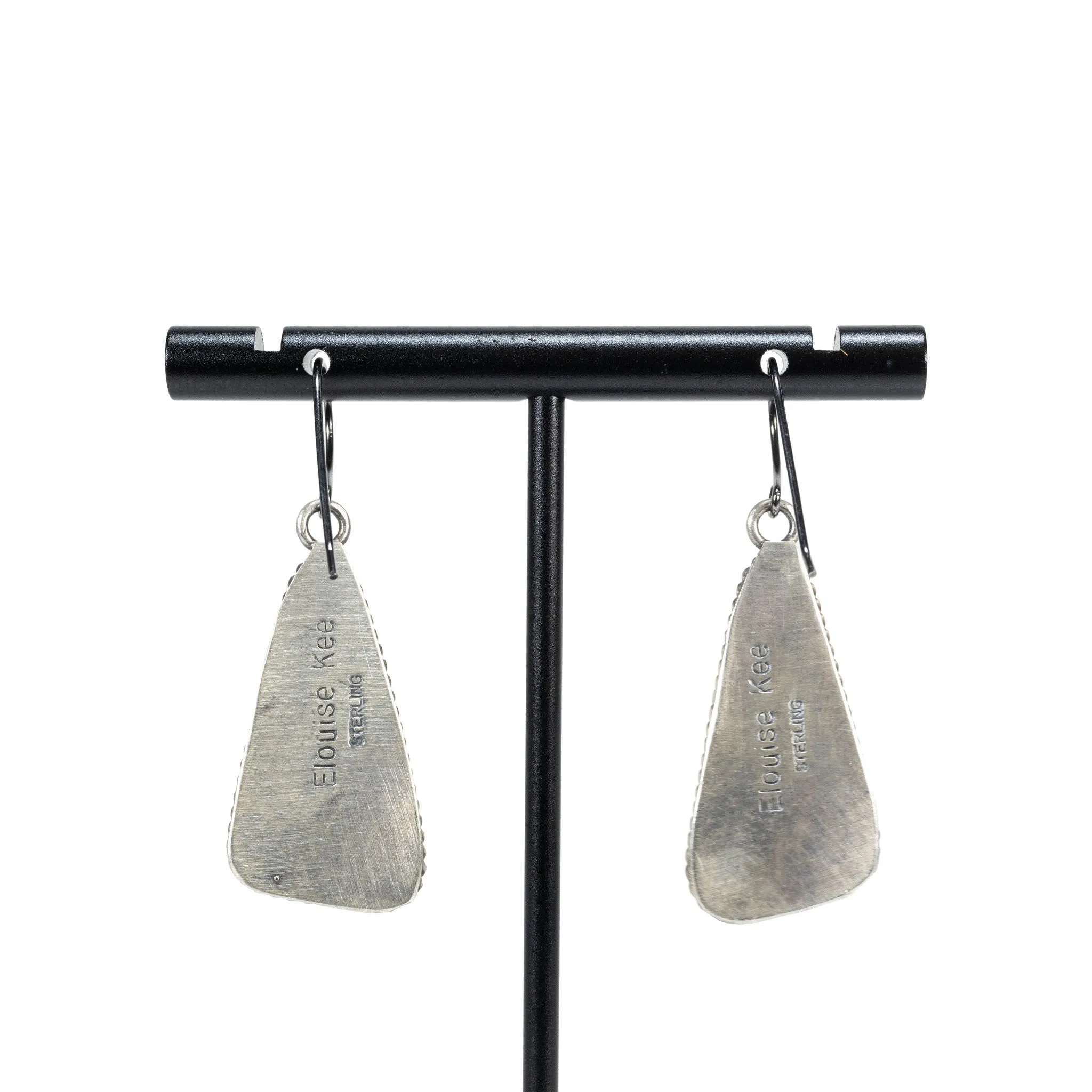 White Buffalo Turquoise Earrings