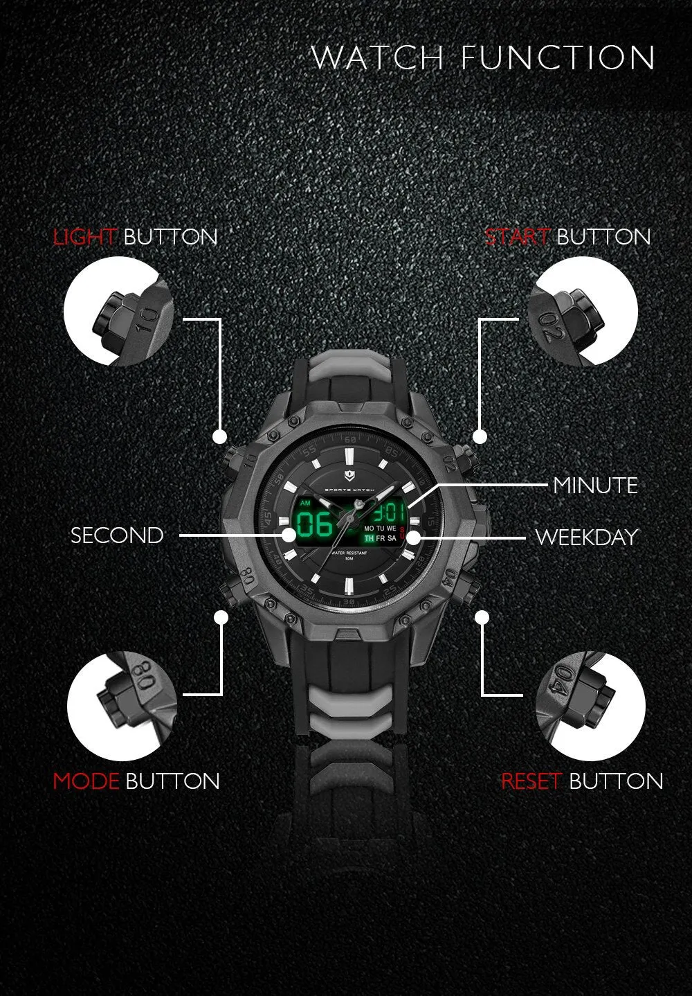Wide.08 Military Sport Watch 