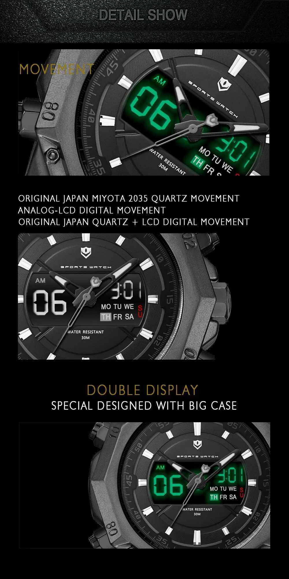 Wide.08 Military Sport Watch 