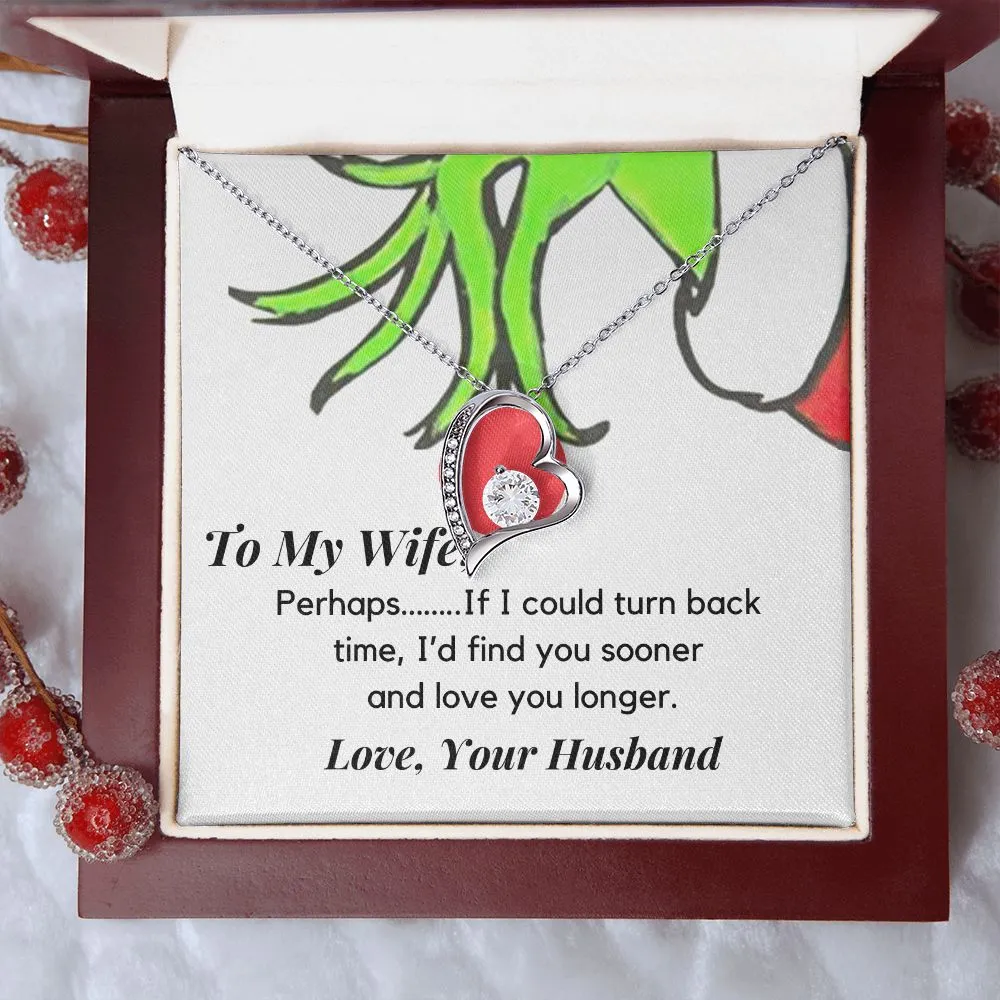 Wife Heart Necklace-She will love it!