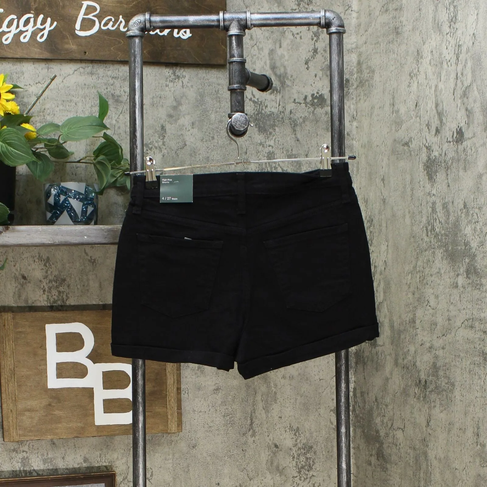 Wild Fable Women's High Rise Rolled Cuff Jean Shorts