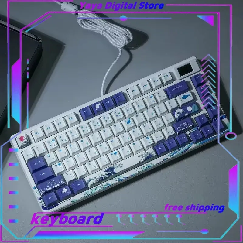 Wired Mechanical Gaming Keyboard- Hot-Swappable RGB Backlit for PC & Laptop