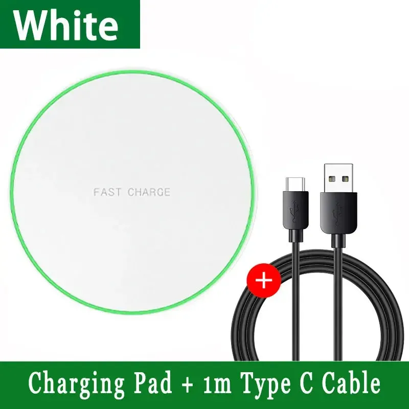 Wireless Charger Pad for iPhone, Samsung, Xiaomi, Huawei, Smartwatch