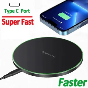 Wireless Charger Pad for iPhone, Samsung, Xiaomi, Huawei, Smartwatch