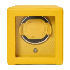 Wolf Cub Single Watch Winder with Cover in Tuttie Frutti Yellow