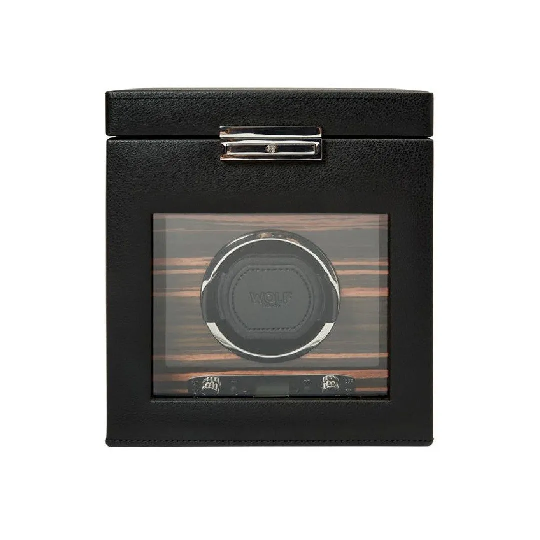 WOLF Roadster Single Watch Winder with Storage