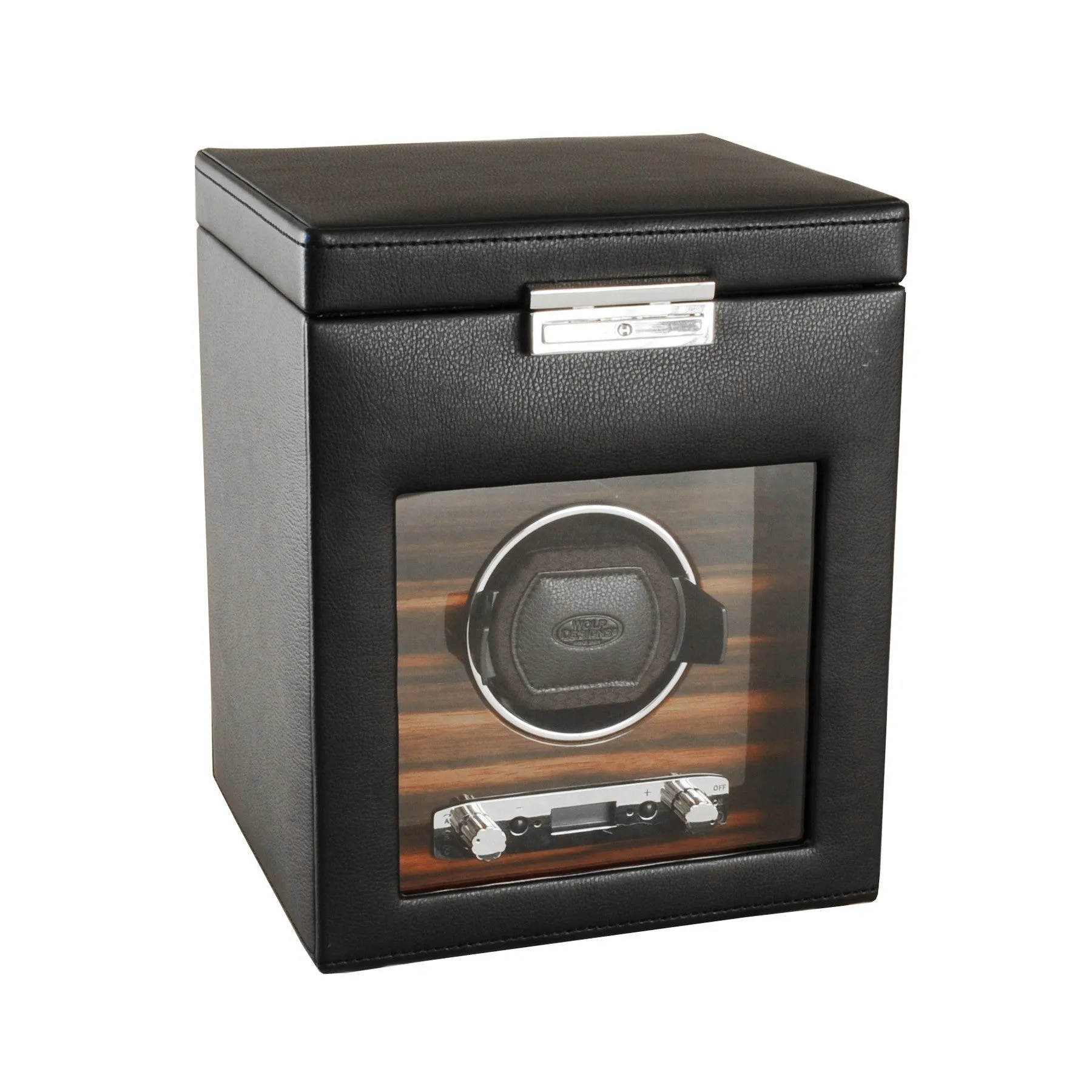 WOLF Roadster Single Watch Winder with Storage