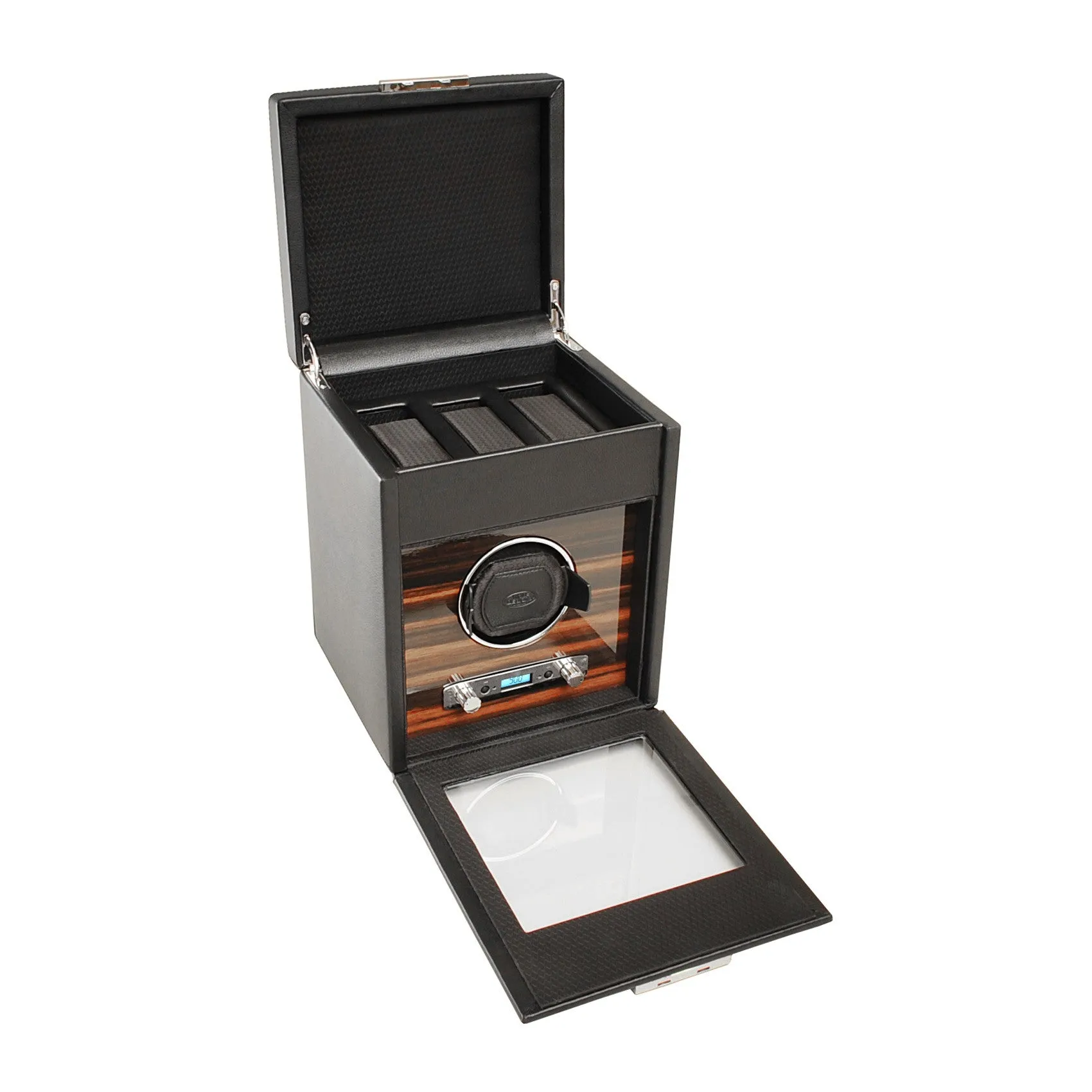 WOLF Roadster Single Watch Winder with Storage