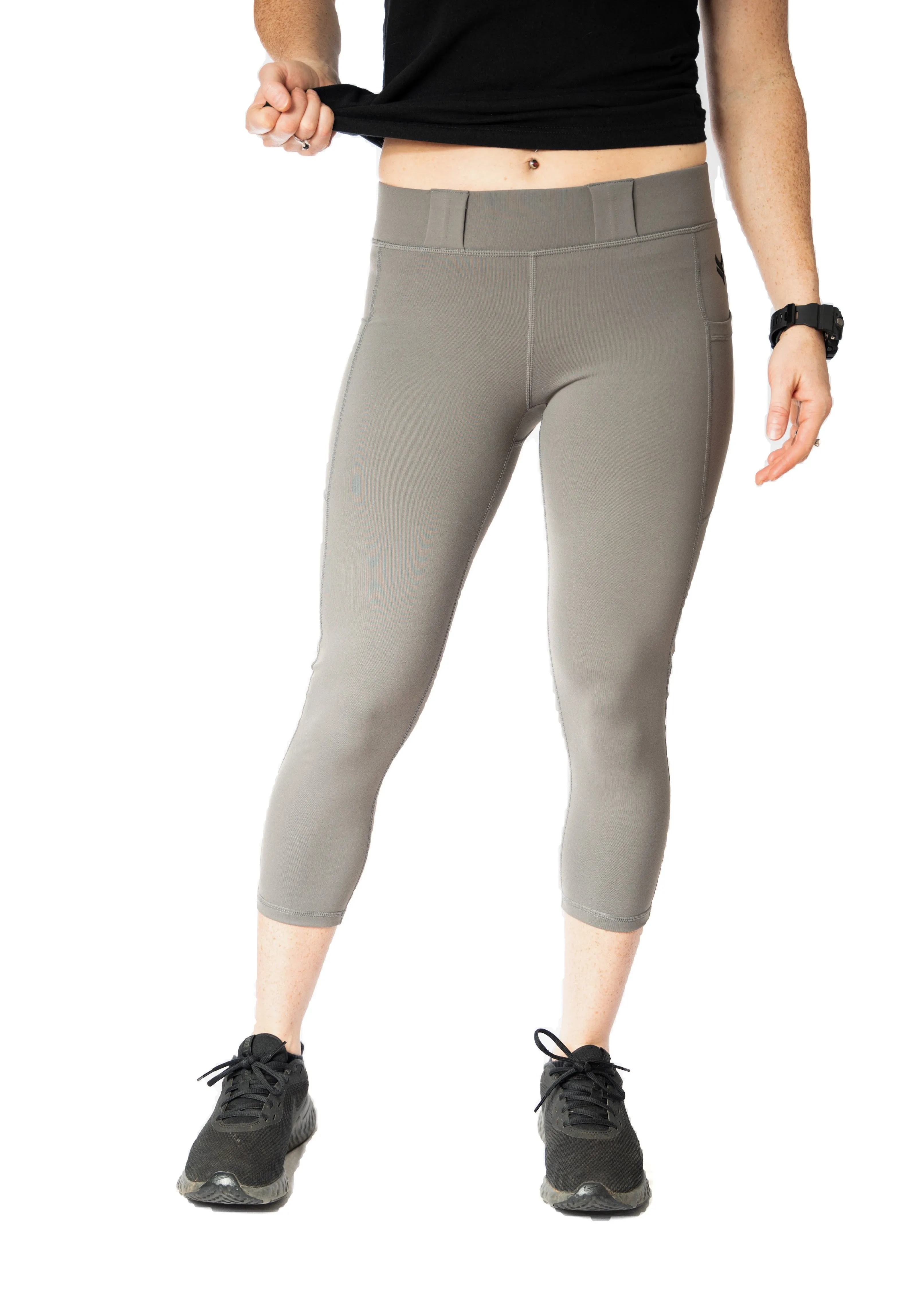Women's Carry Capri - Gray