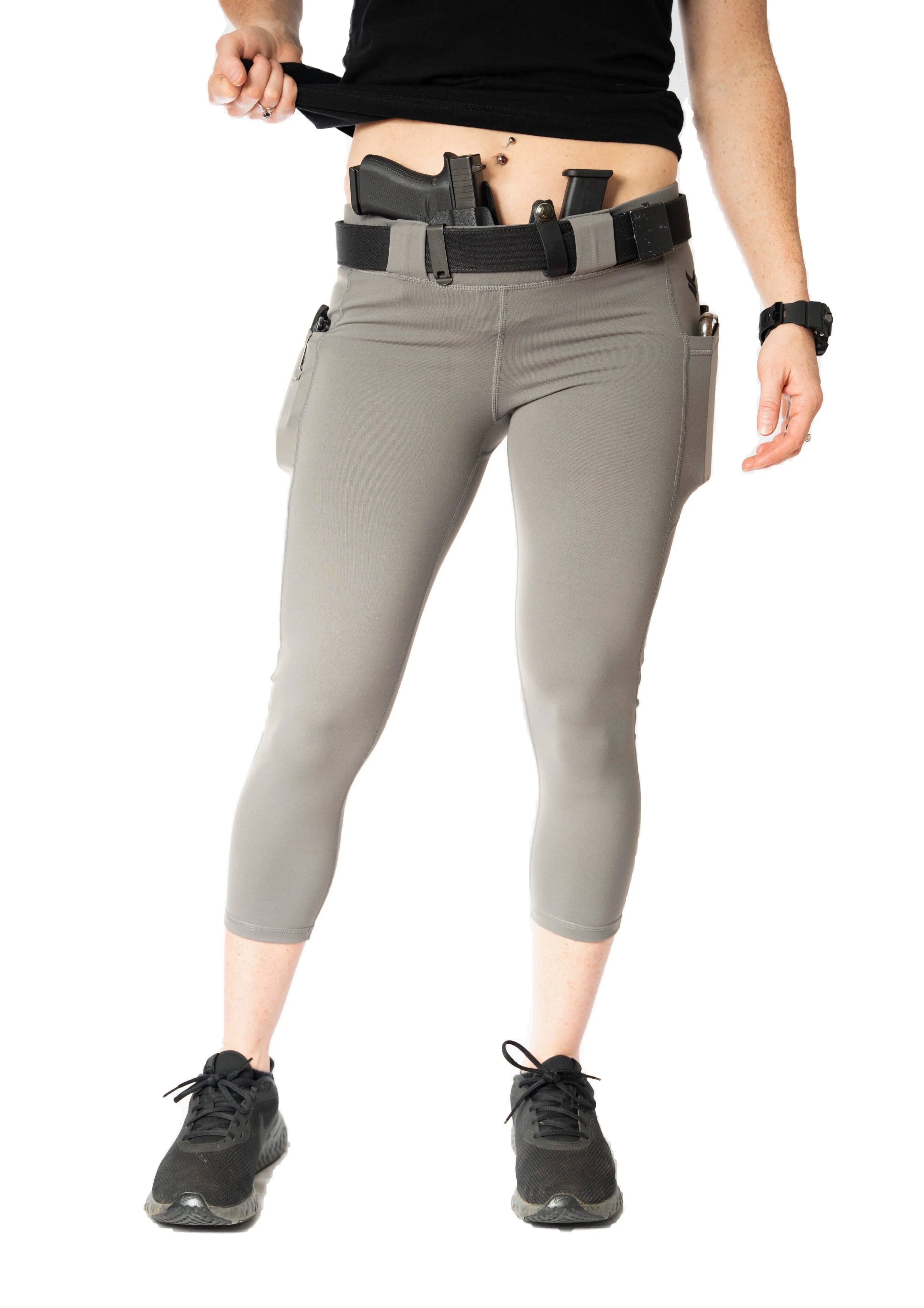 Women's Carry Capri - Gray