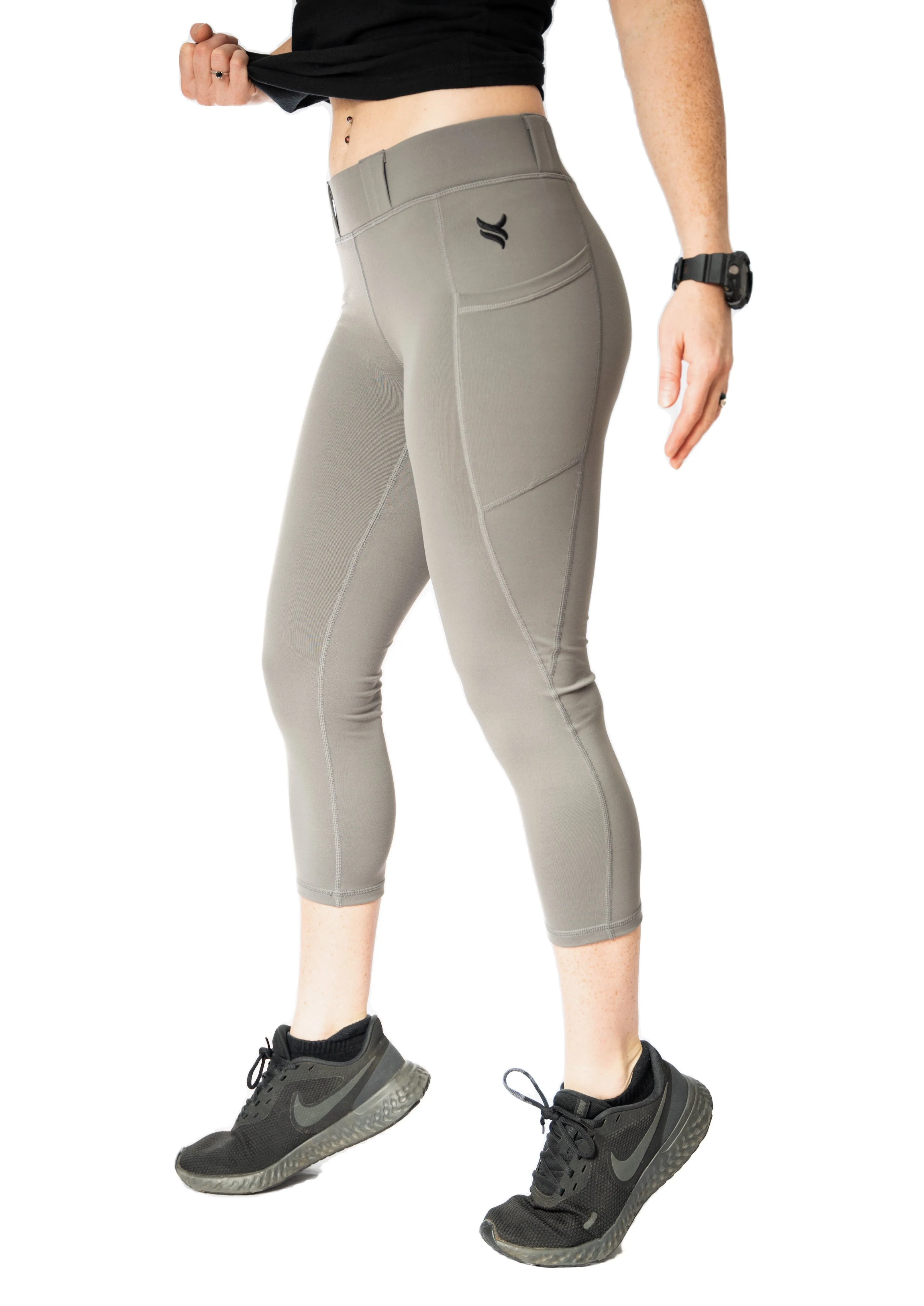 Women's Carry Capri - Gray