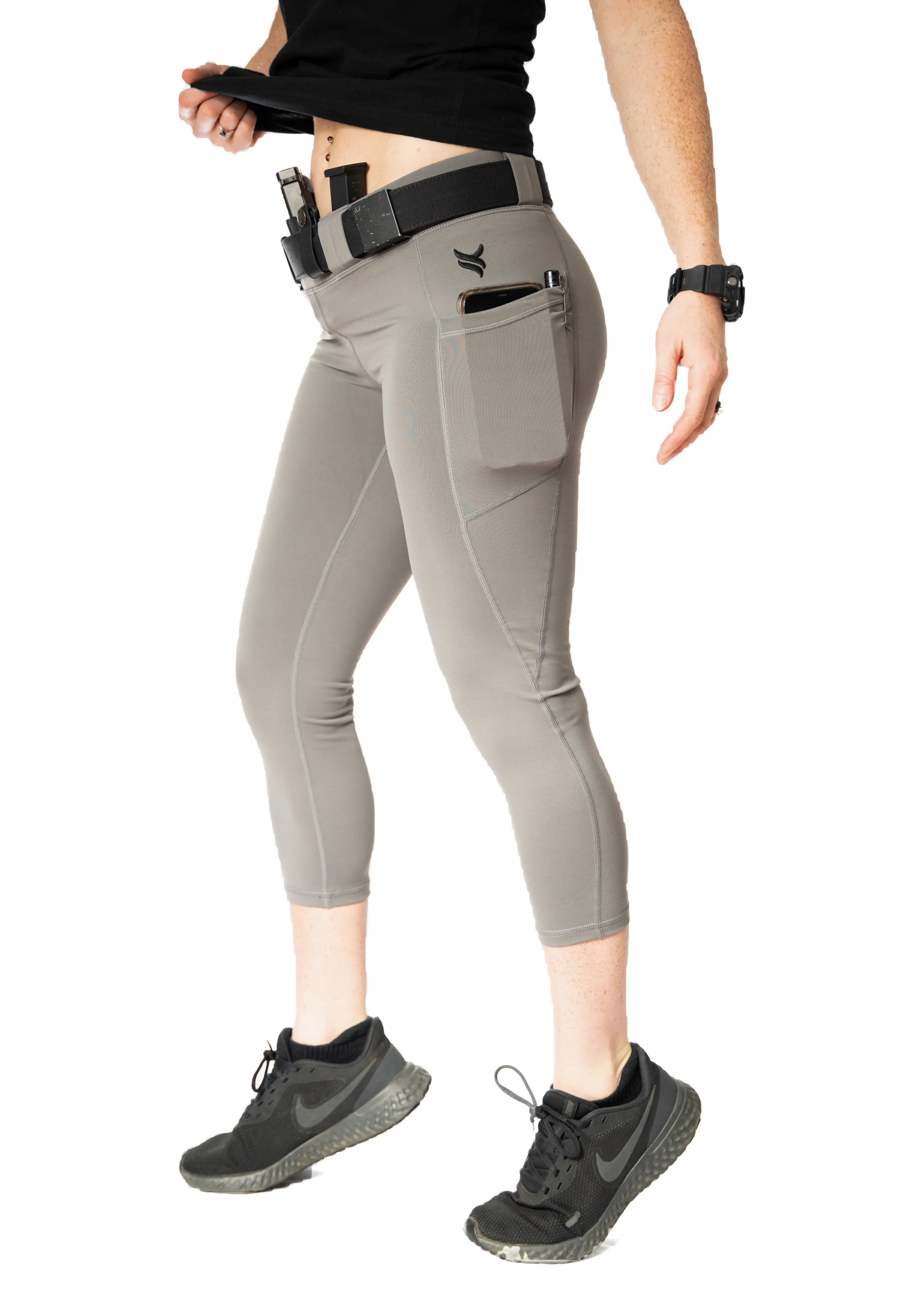 Women's Carry Capri - Gray