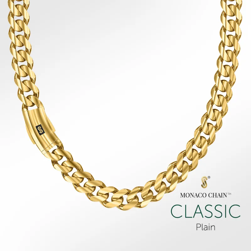 Women's Necklace/Choker - Monaco Chain CLASSIC Plain