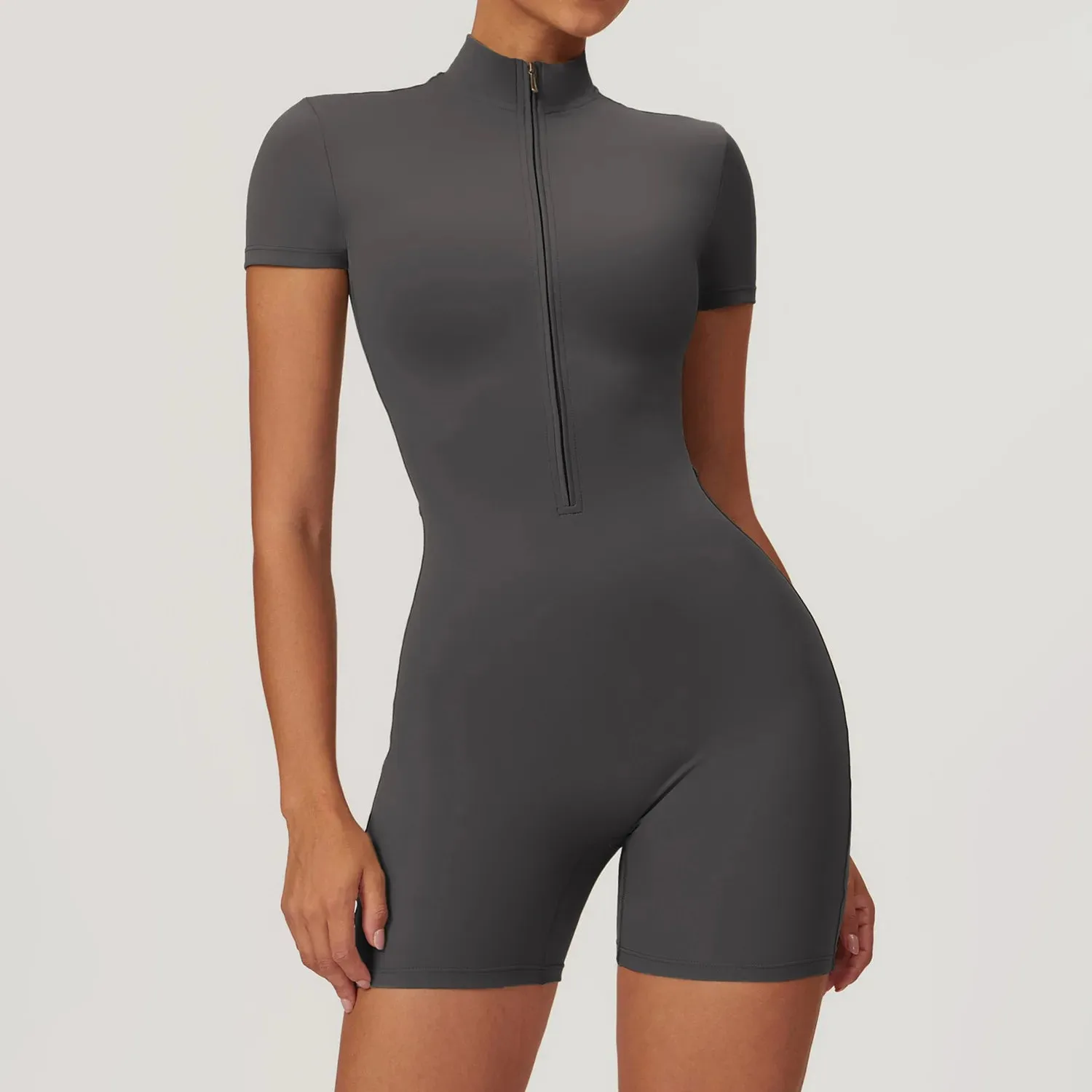 Women’s Short Sleeve Yoga Jumpsuit