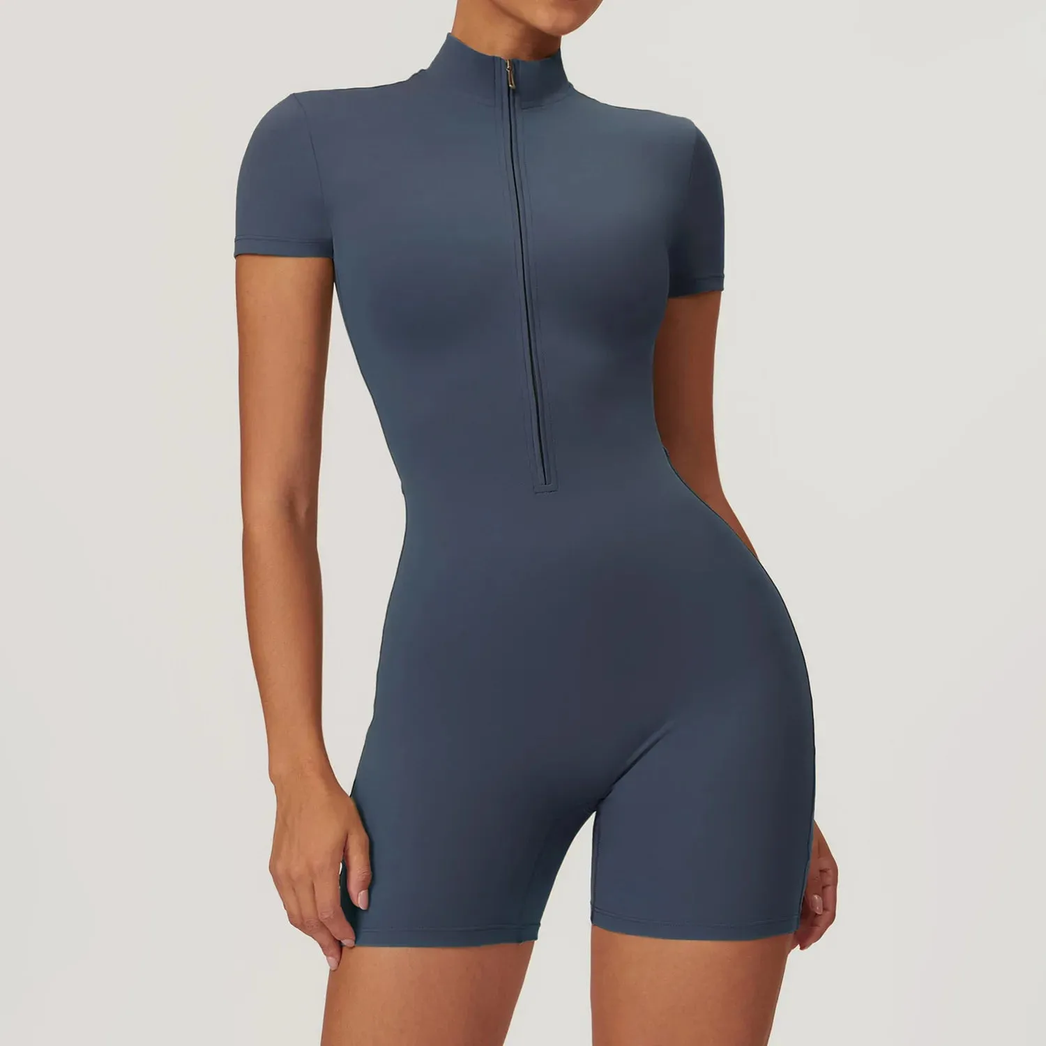 Women’s Short Sleeve Yoga Jumpsuit