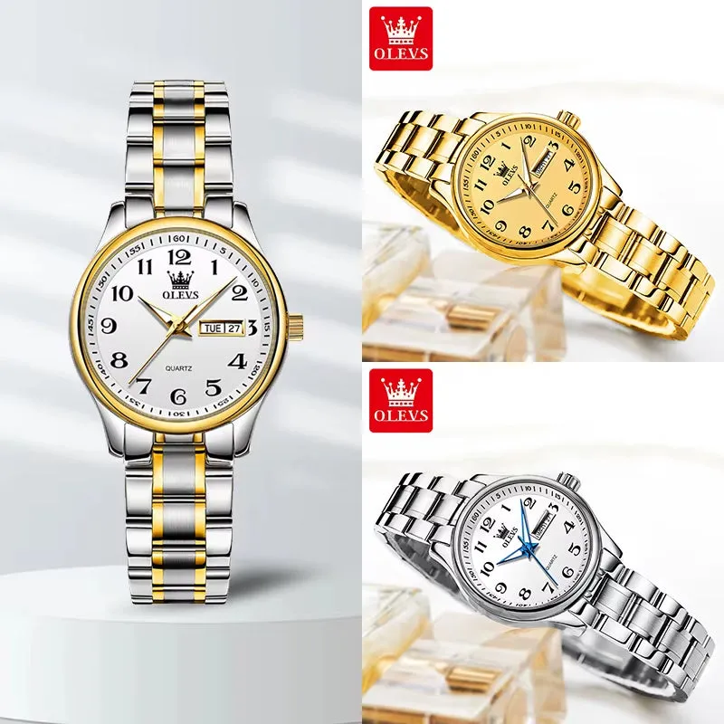 Women'S Wrist Watch Original Luxury Watches for Ladies Waterproof Stainless Steel Quartz Woman Wristwatch Gold 2022 Trend