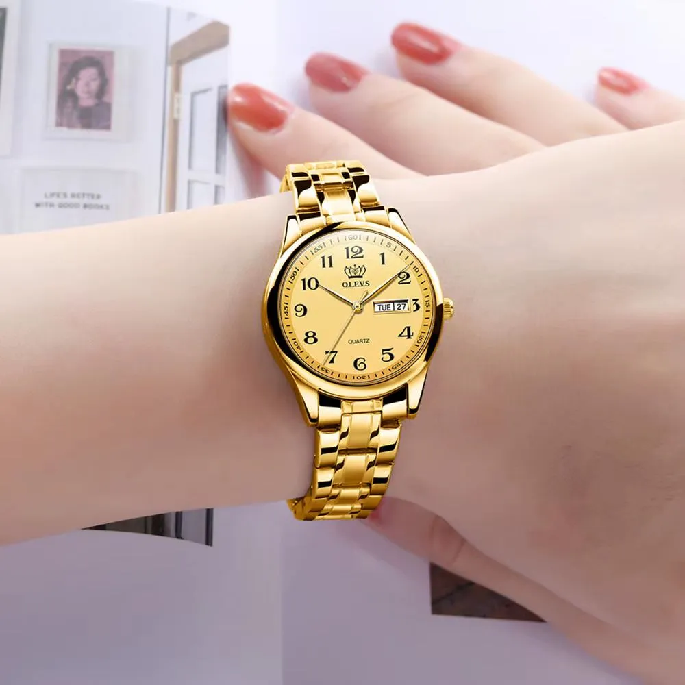 Women'S Wrist Watch Original Luxury Watches for Ladies Waterproof Stainless Steel Quartz Woman Wristwatch Gold 2022 Trend