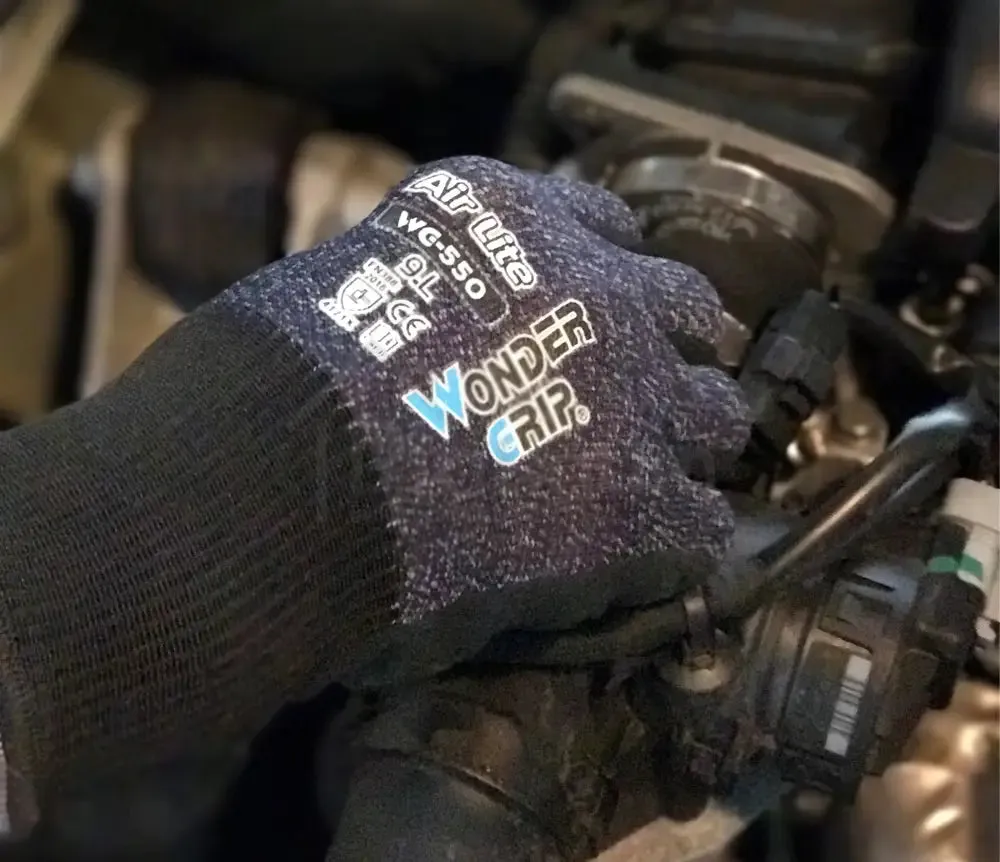 Wonder Grip WG-550 AIR LITE - General Purpose Gloves (Nitrile Palm)