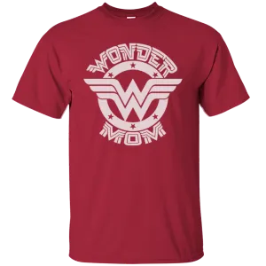 Wonder Woman Mom Boss Mothers Day Mama Mammy Love Heart Family Gift Unisex T-Shirt