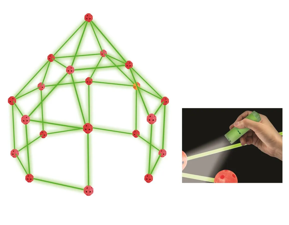 Wonderbox Workshop Glow in the Dark Build A Fort
