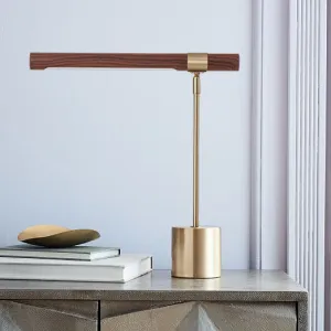 Wood LED Floor Lamp Walnut Finish for Living Room,Bedroom