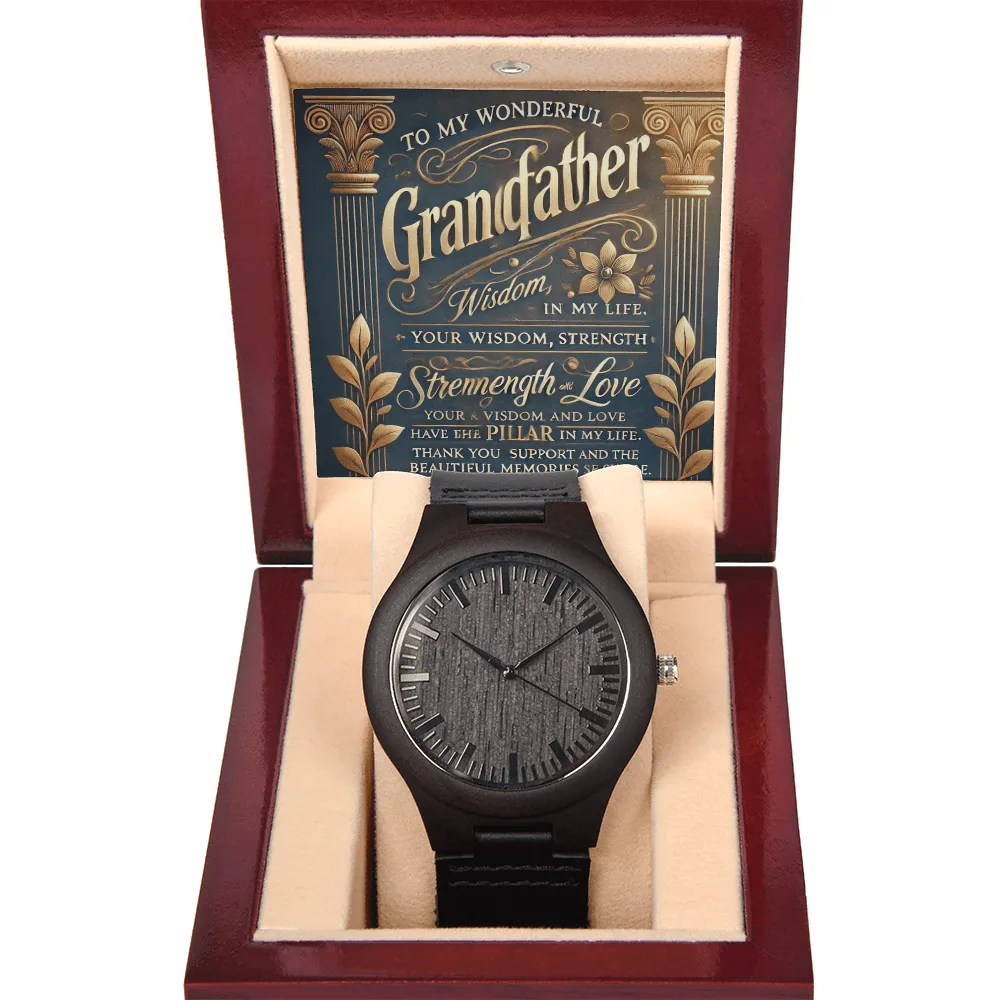 Wooden Watch – A Timeless Gift for Your Grandfather