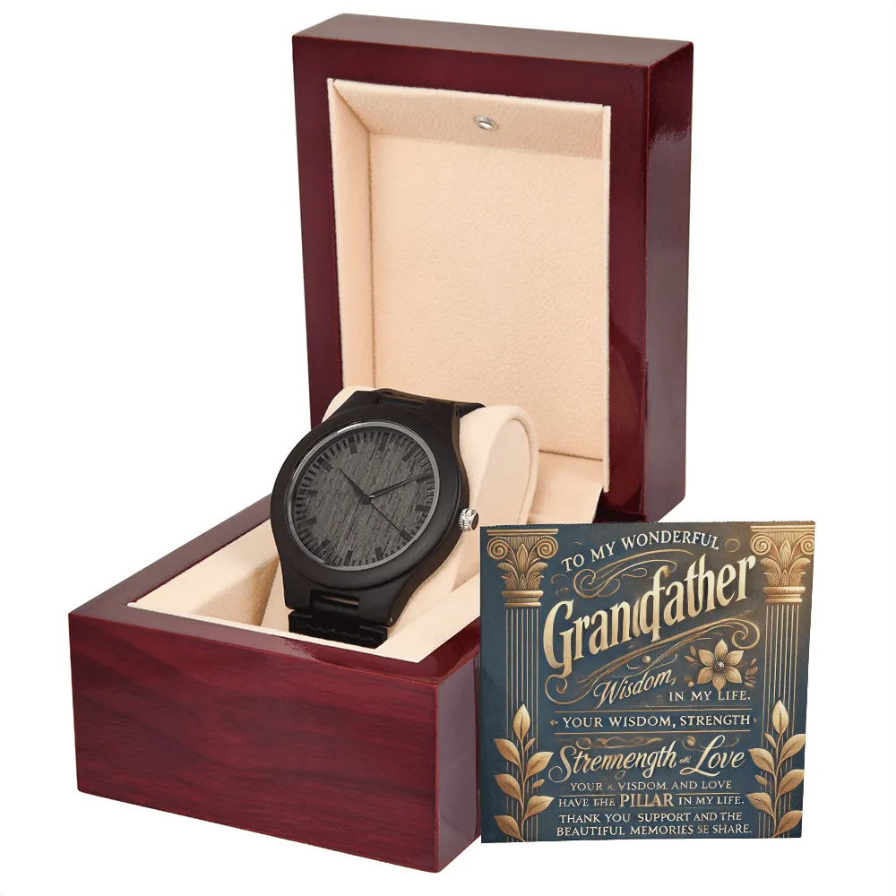Wooden Watch – A Timeless Gift for Your Grandfather