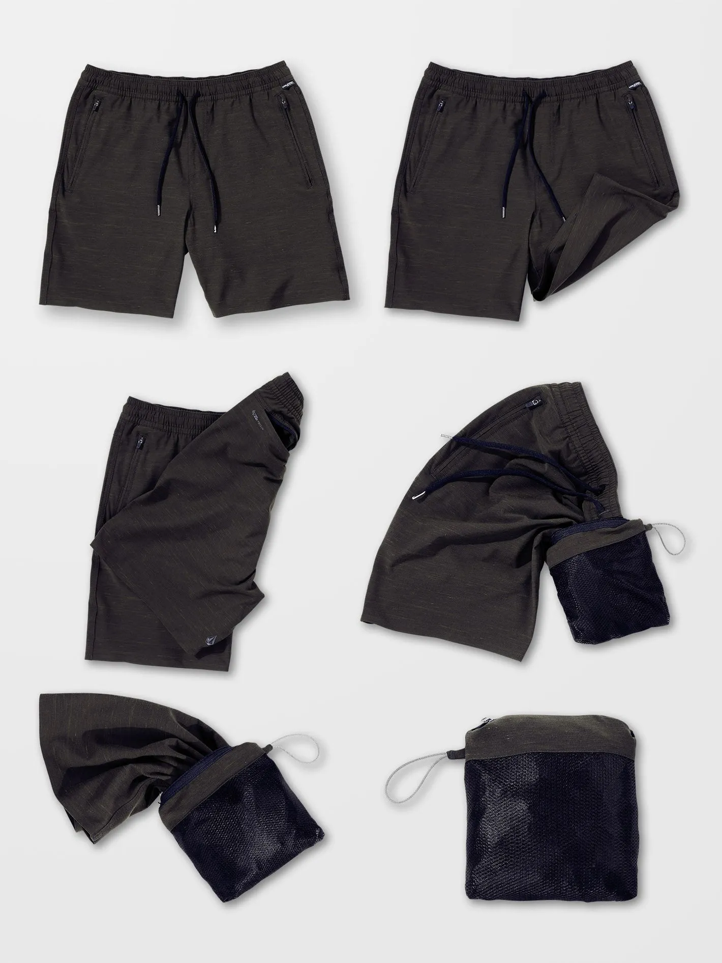 Wrecpack Hybrid 19" Short - BLACK