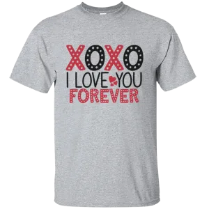 Xoxo Happy Valentine's Day Heart Friends Girlfriend Boyfriend Wife Husband Family Gift Unisex T-Shirt