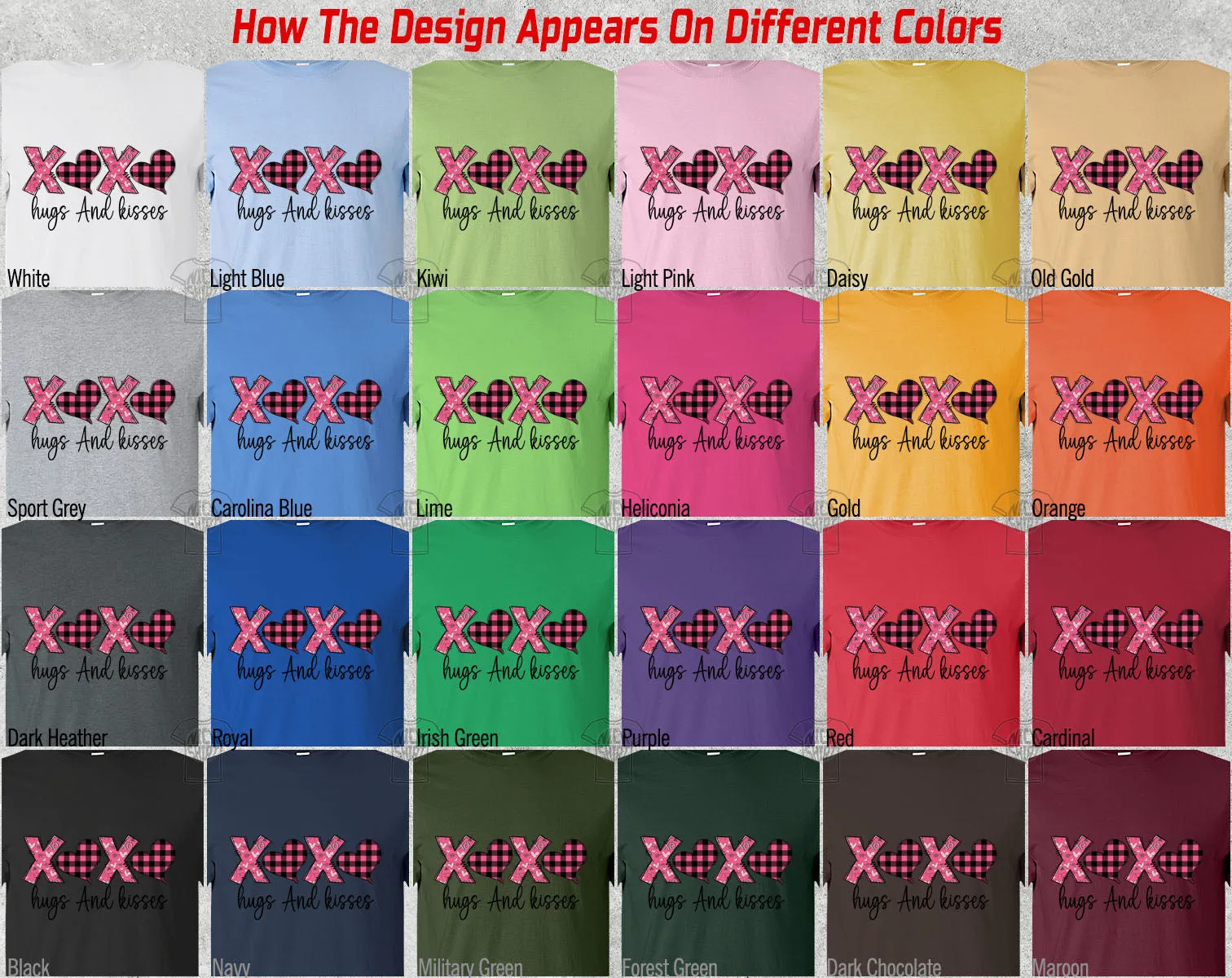 Xoxo Happy Valentine's Day Kiss Heart Friends Girlfriend Boyfriend Wife Husband Family Gift Unisex T-Shirt