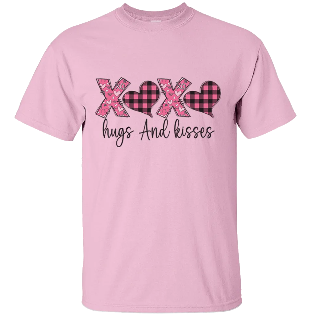 Xoxo Happy Valentine's Day Kiss Heart Friends Girlfriend Boyfriend Wife Husband Family Gift Unisex T-Shirt