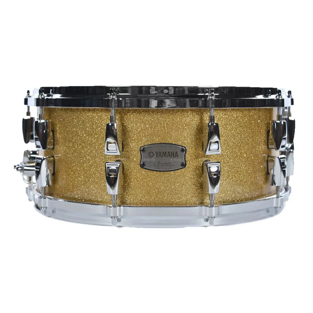 Yamaha Absolute Hybrid Maple Snare - 14x6 - Gold Champagne Sparkle
