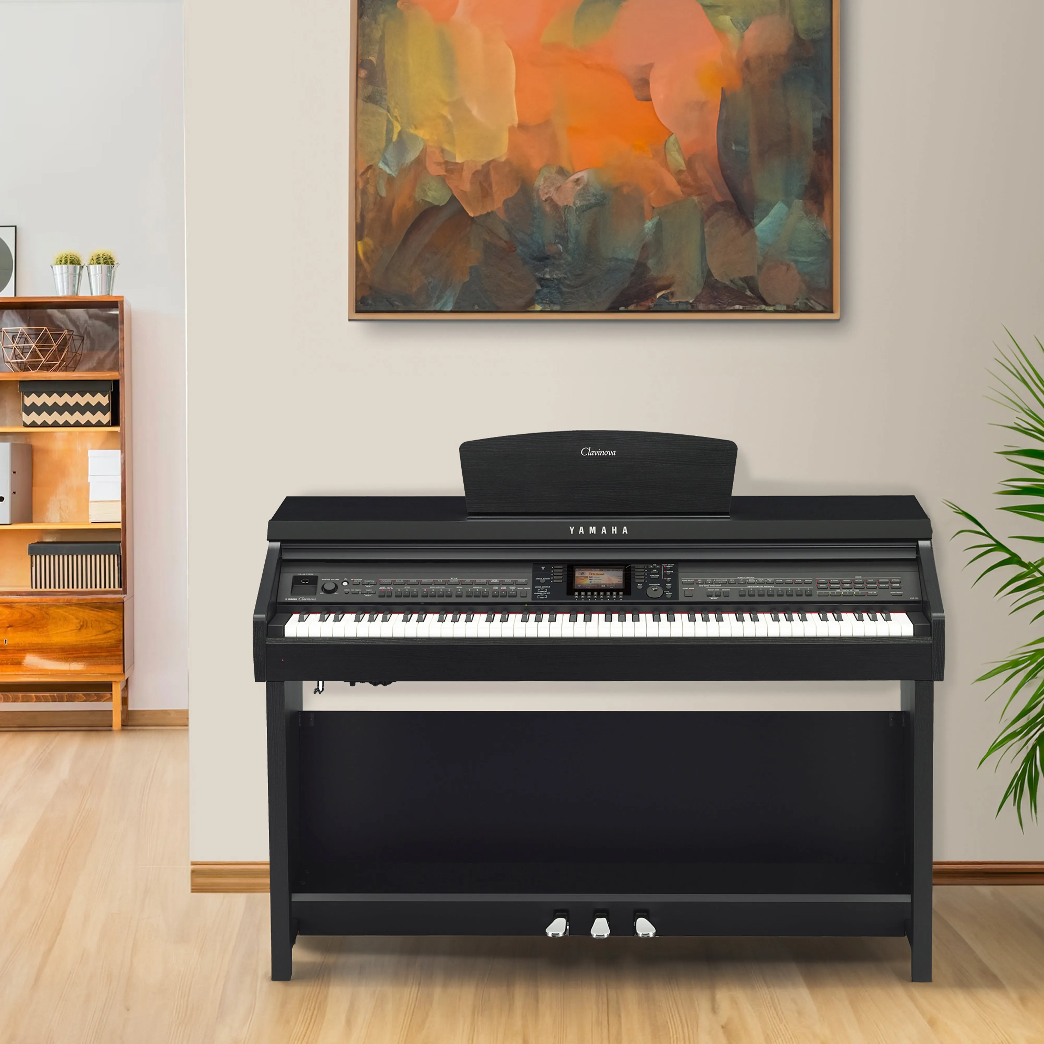 Yamaha CVP-701B Clavinova Digital Piano in Black Walnut