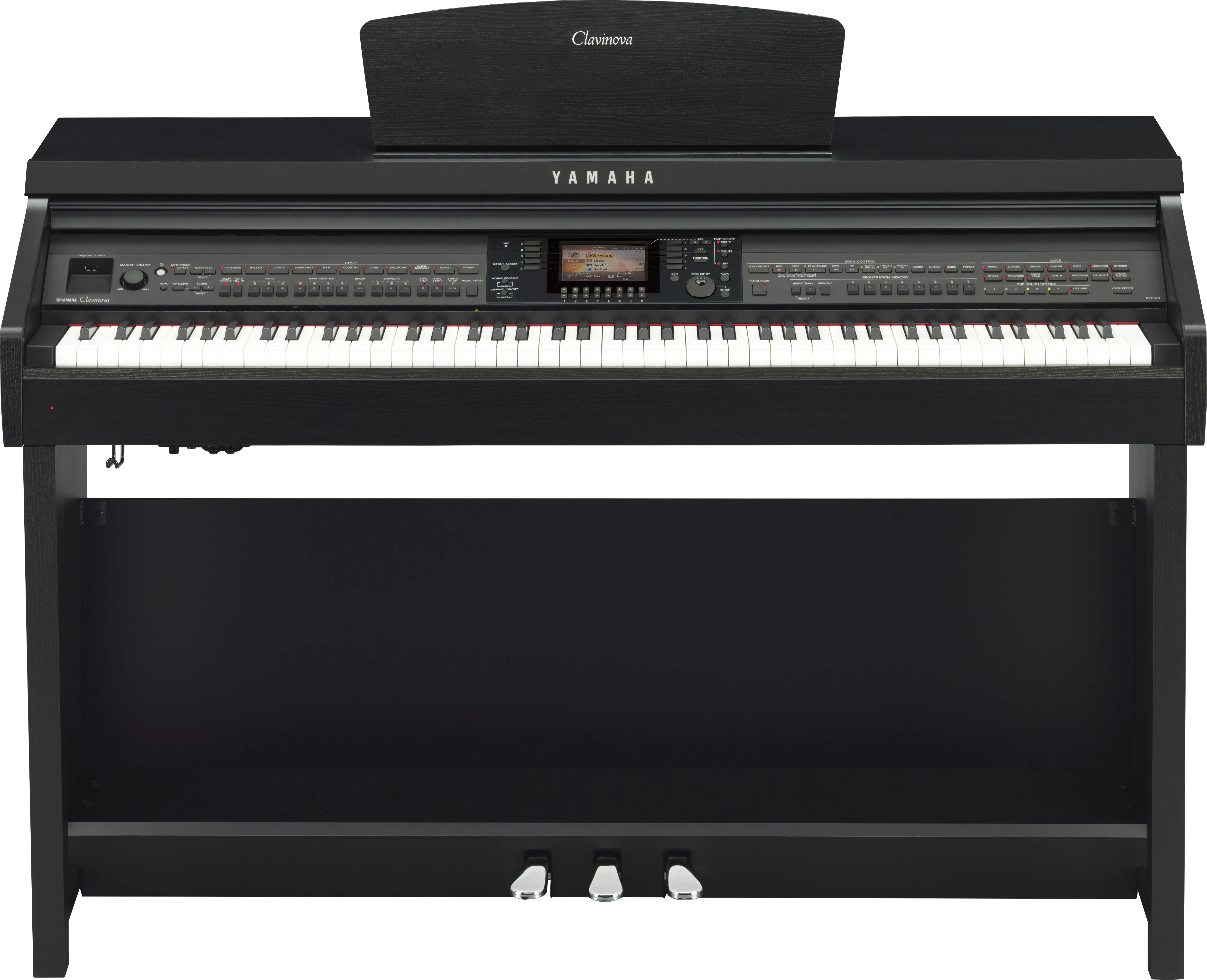 Yamaha CVP-701B Clavinova Digital Piano in Black Walnut