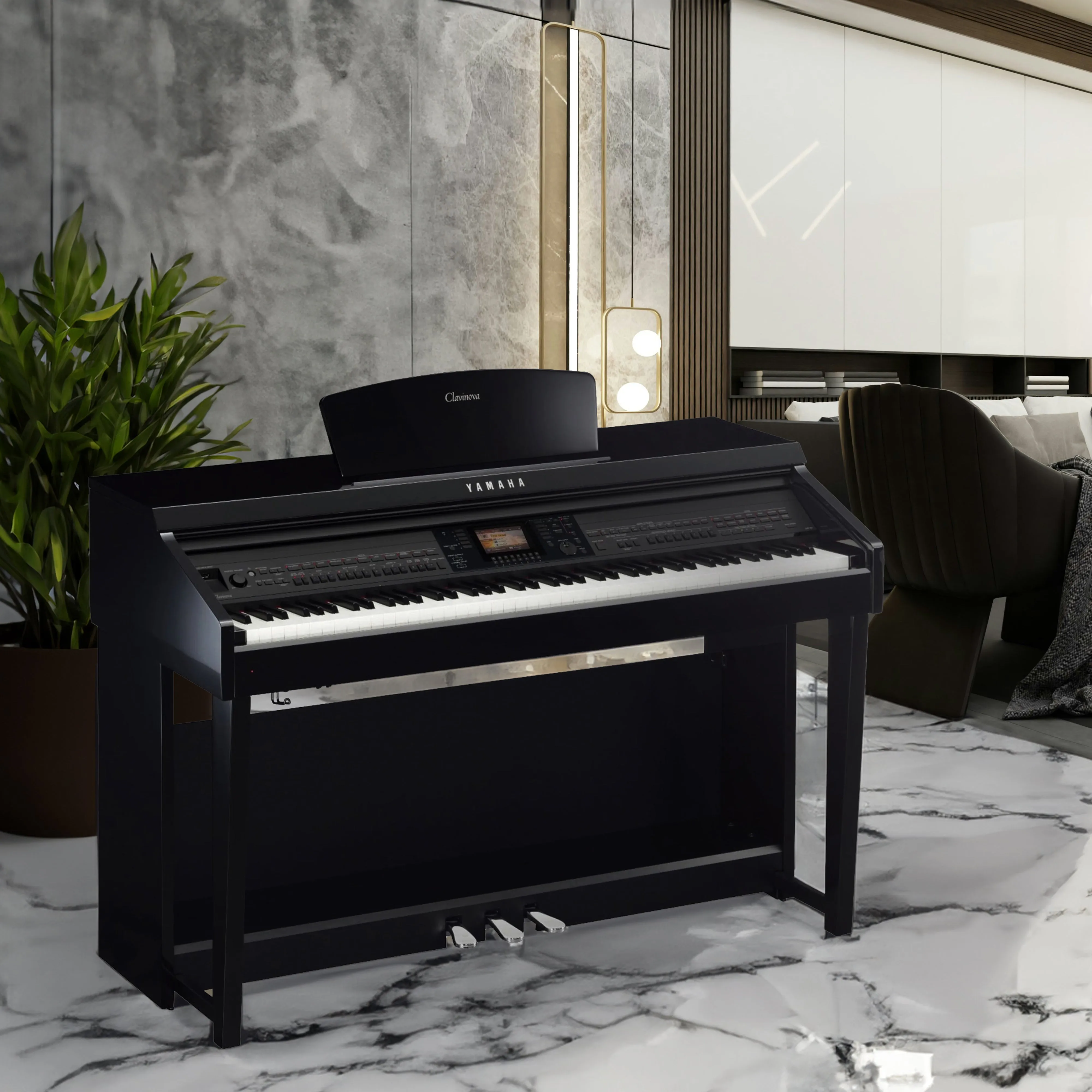 Yamaha CVP-701PE Clavinova Digital Piano in Polished Ebony