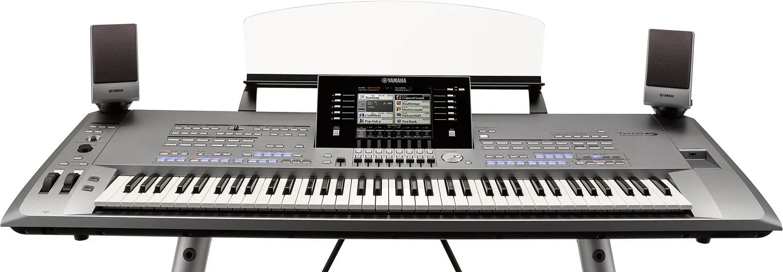 Yamaha TYROS5-76 Keyboard with TRS-MS05 Speakers & L-7S Stand [USED]