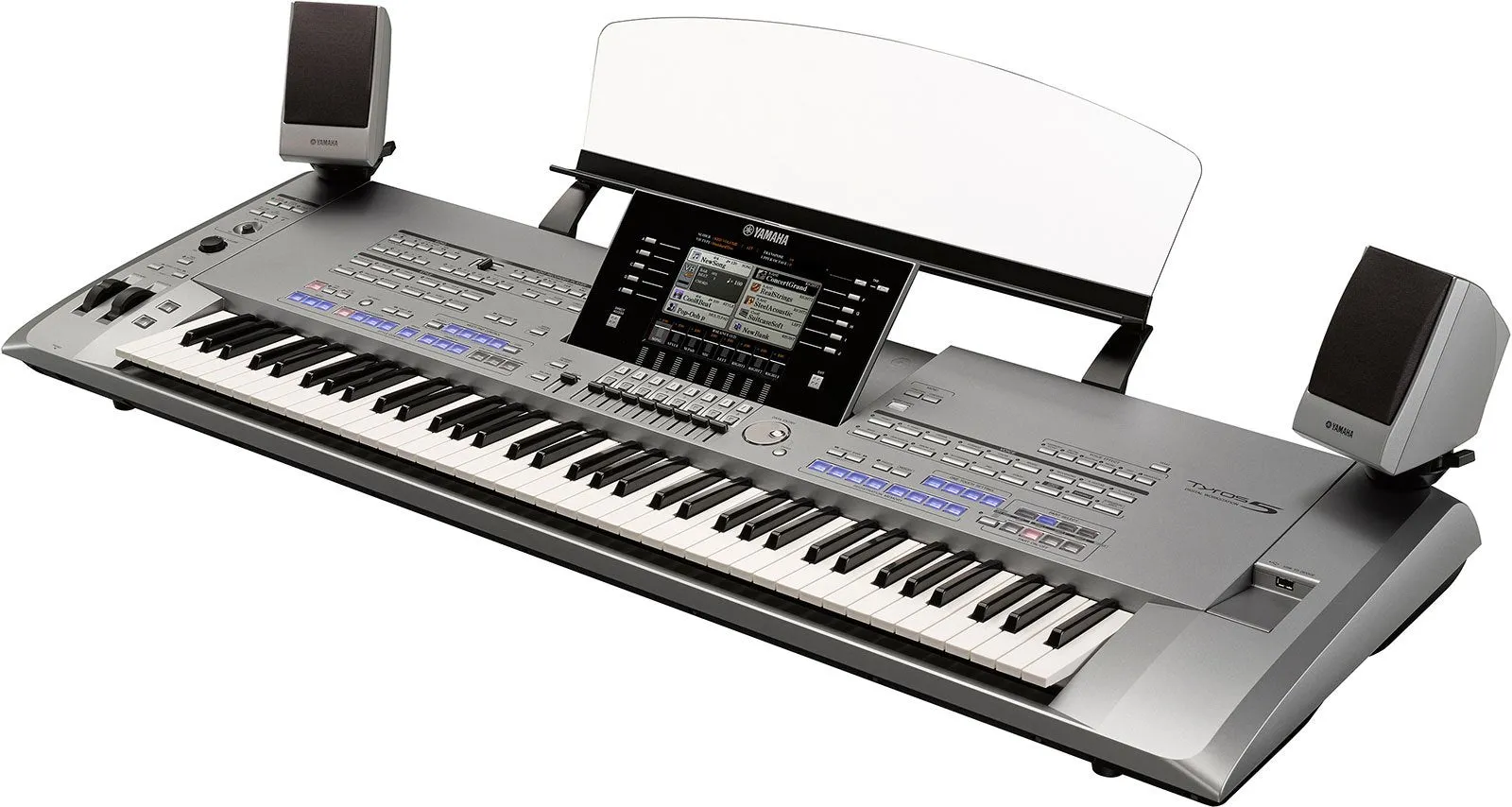 Yamaha TYROS5-76 Keyboard with TRS-MS05 Speakers & L-7S Stand [USED]
