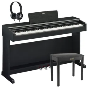 Yamaha YDP-145B Arius Digital Piano Black Walnut Bundle
